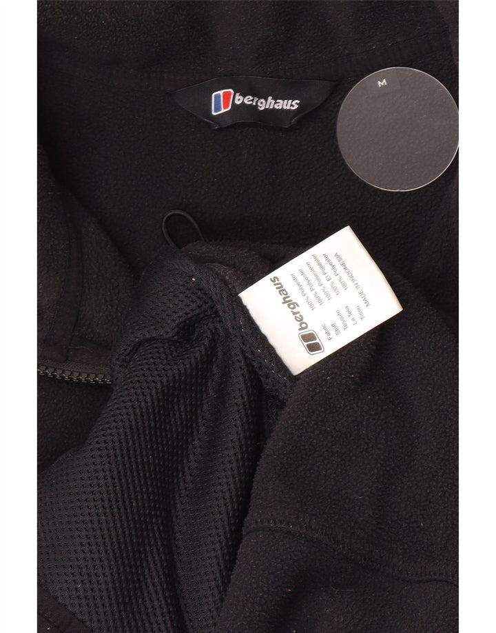 Męska kamizelka polarowa Berghaus UK 40, duża, czarna, poliester