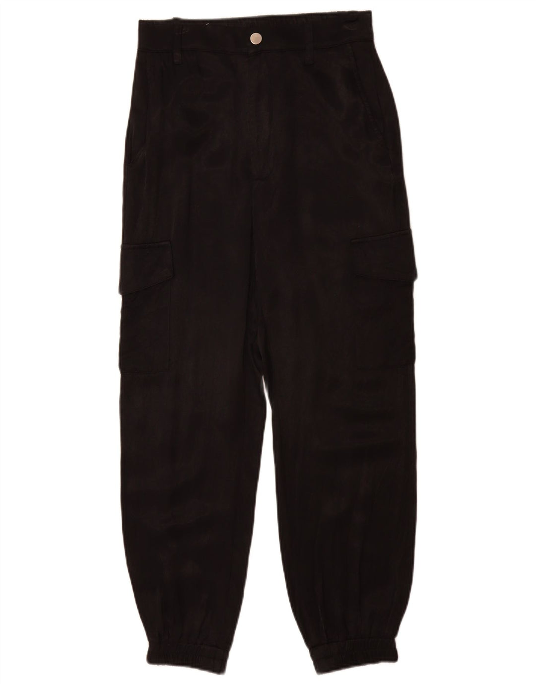 Spodnie damskie Zara Joggers Cargo małe W26 L28 czarne