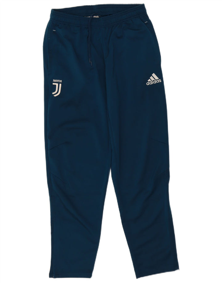 Męskie spodnie dresowe Adidas Juventus Graphic, średnioniebieskie, poliestrowe