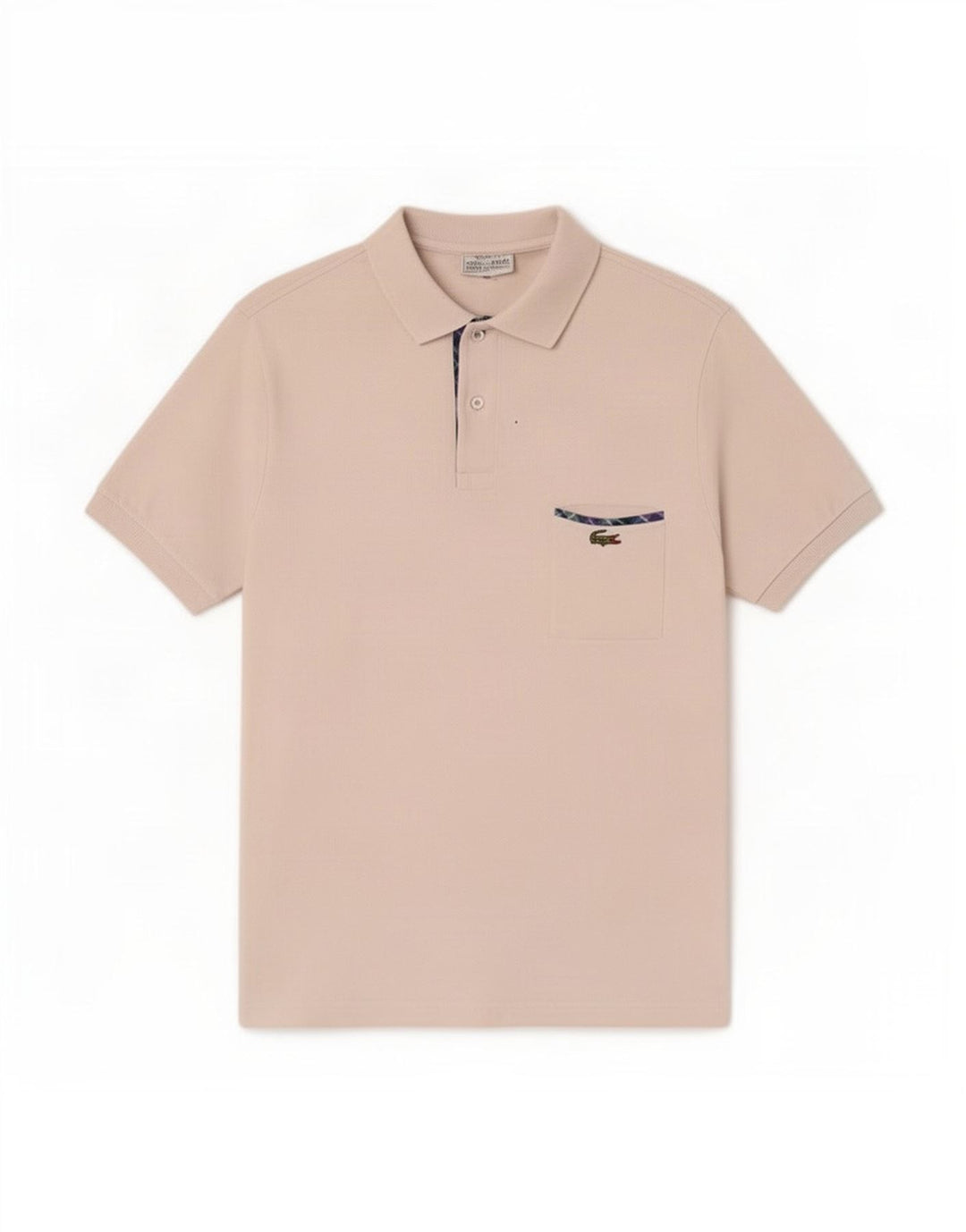 Męska koszulka polo Lacoste, rozmiar 5, duża, biała, bawełniana