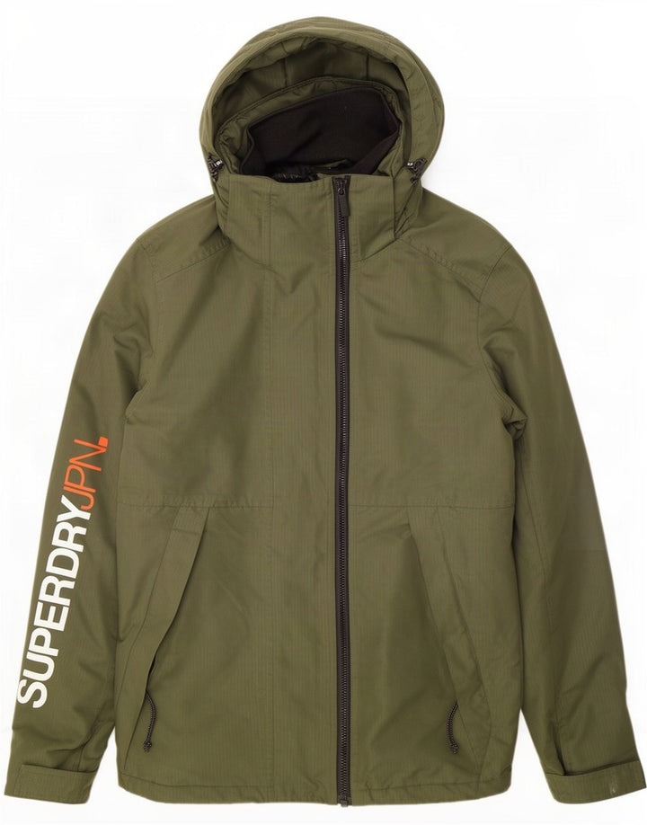 Męska kurtka wiatrówka Superdry Windyachter Graphic UK 38, średnia zieleń