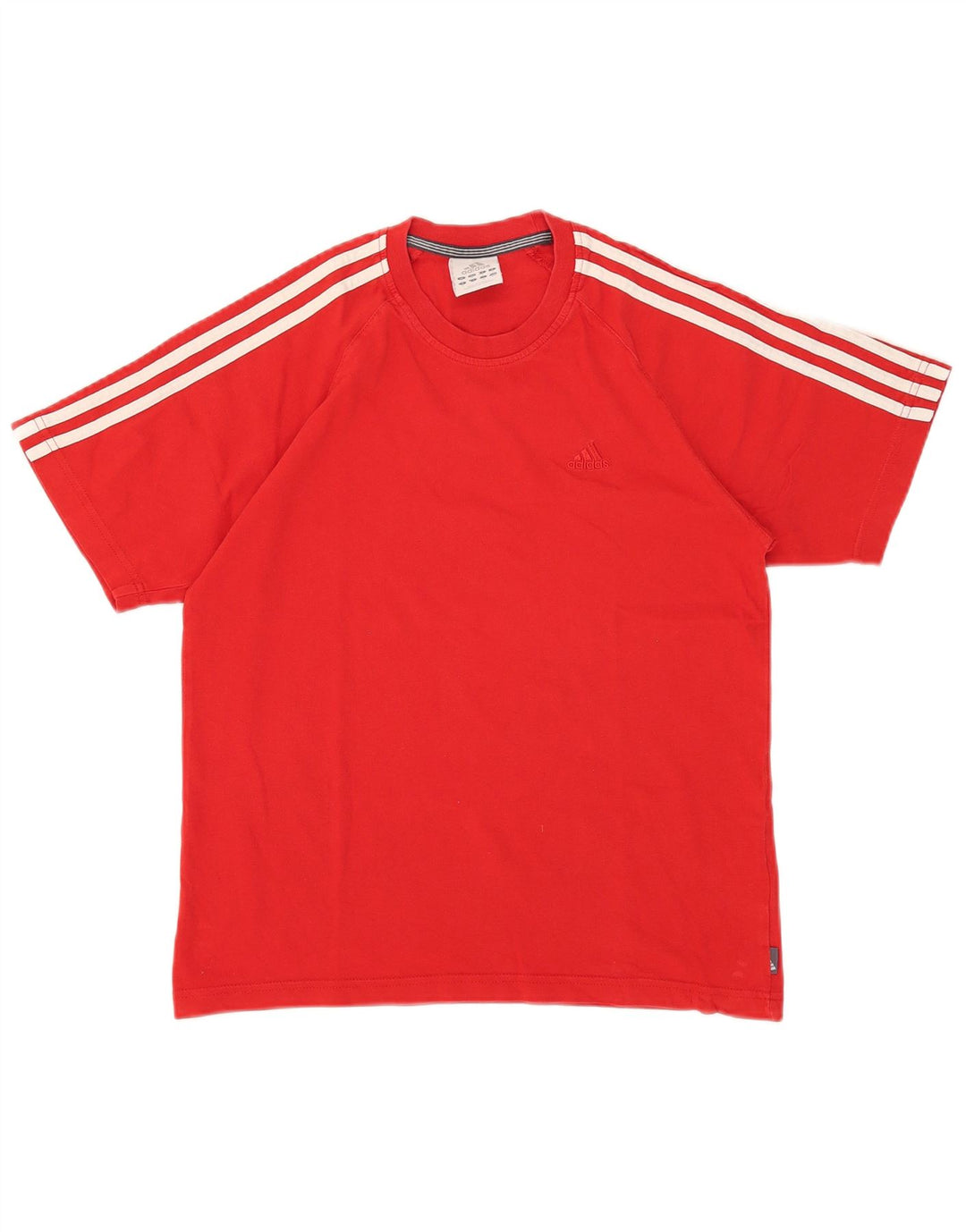 Adidas Męska Koszulka Top Mała Czerwona Bawełna