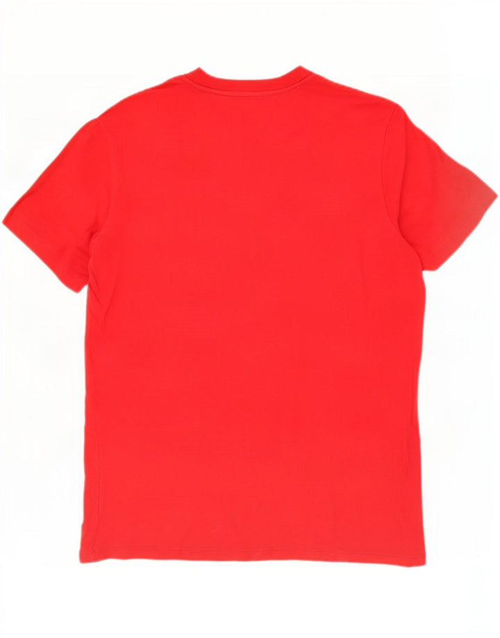 Męski T-shirt z grafiką Levi's Singapore, duży, czerwony