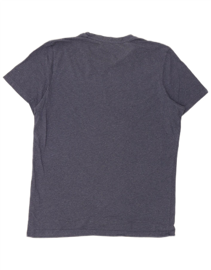 Męski T-shirt z grafiką Jack & Jones, średni, granatowy, bawełniany
