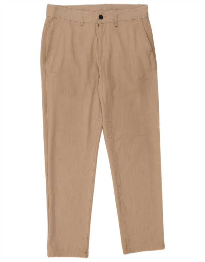 Męskie spodnie chino Zara EU 38 Small W30 L28 Beżowy poliester