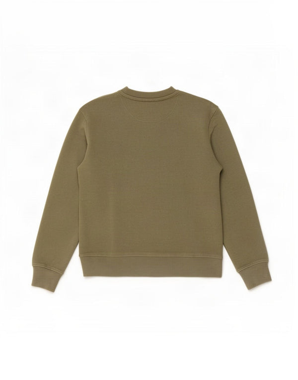 Dziewczęca bluza z grafiką Benetton 10-11 lat XL, bawełna khaki