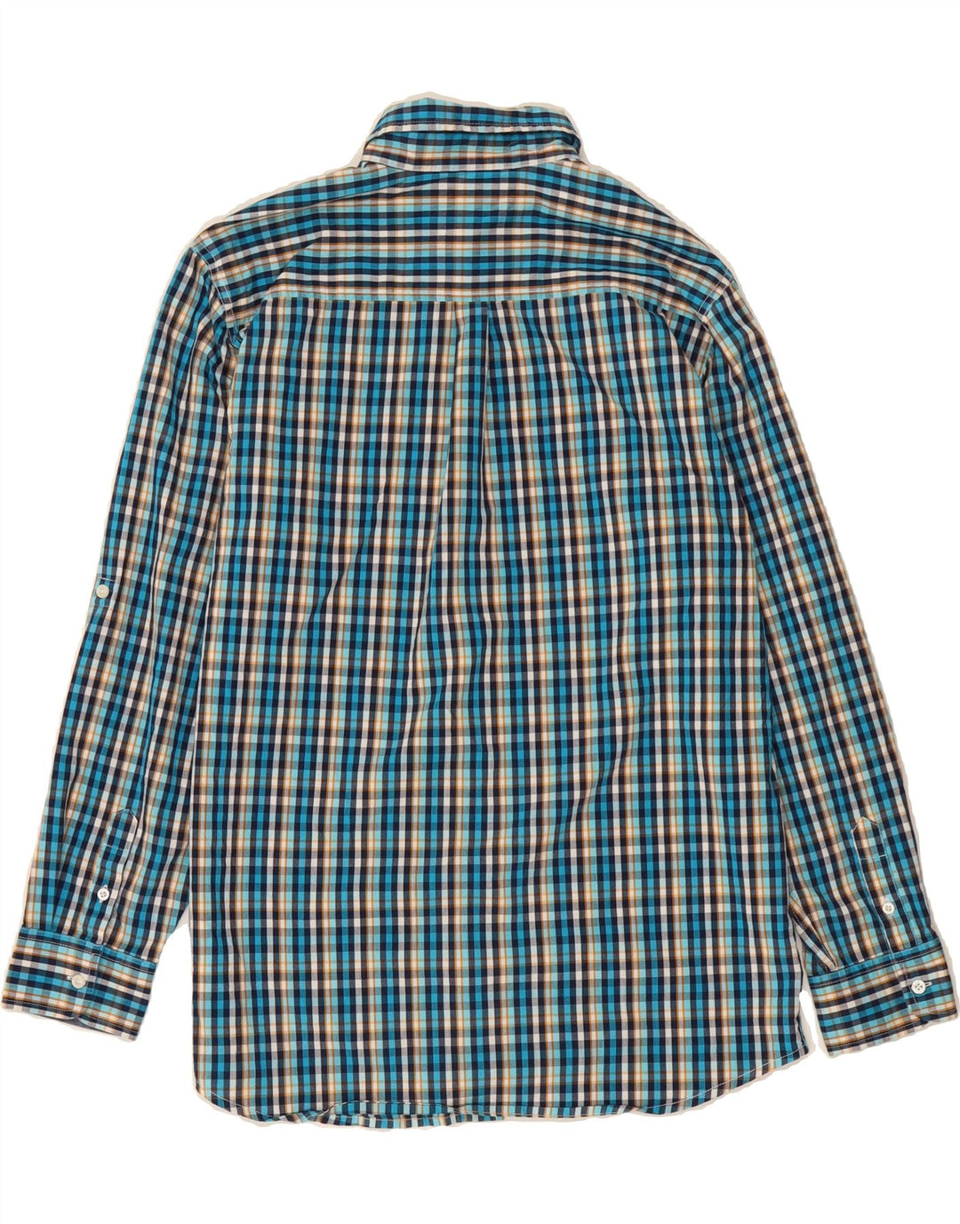 IZOD Boys Shirt 15-16 Years XL  Blue Check Cotton Vintage Izod and Second-Hand Izod from Messina Hembry 