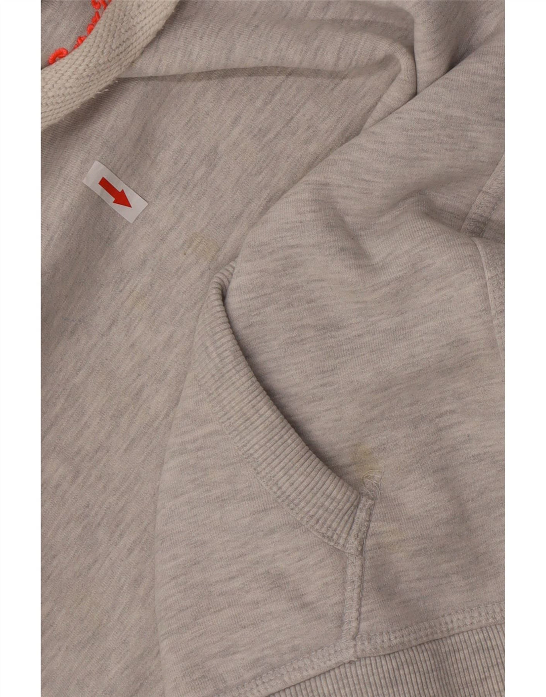 Damski sweter z kapturem Superdry UK 14, średnioszary, bawełniany