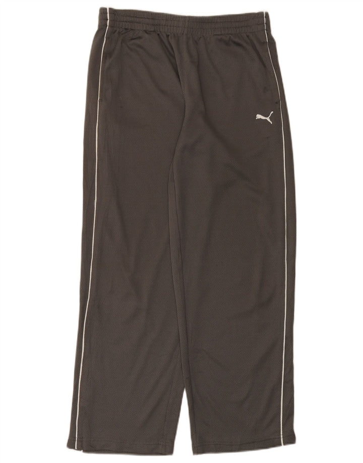 Chłopięce spodnie dresowe Puma 11-12 lat, duże, szare, poliester