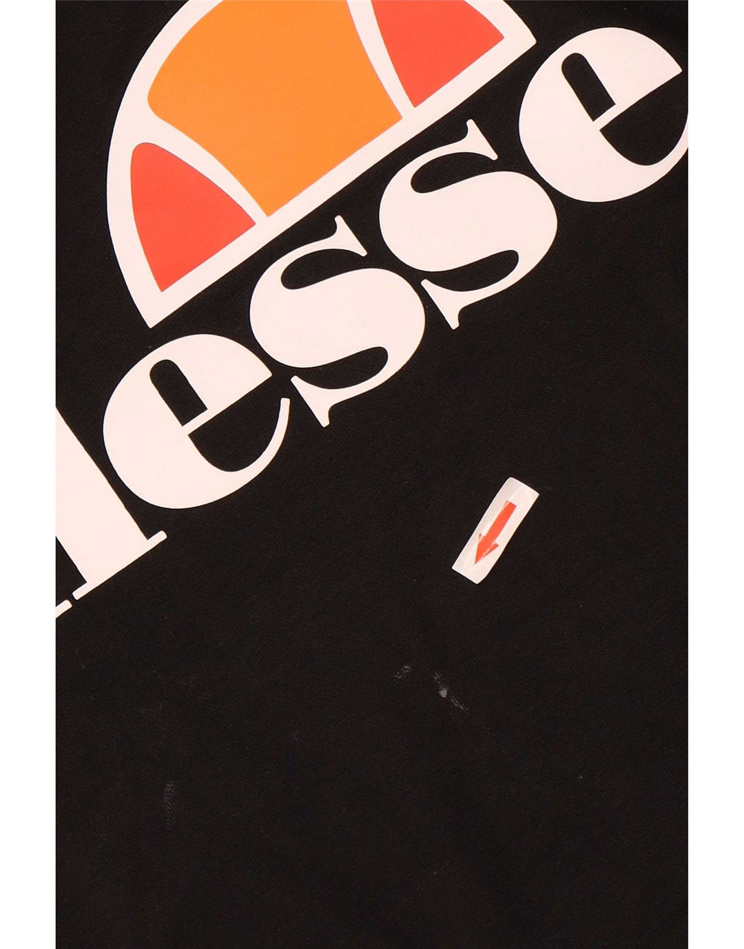 Męska bluza z grafiką Ellesse, mała, czarna, bawełniana