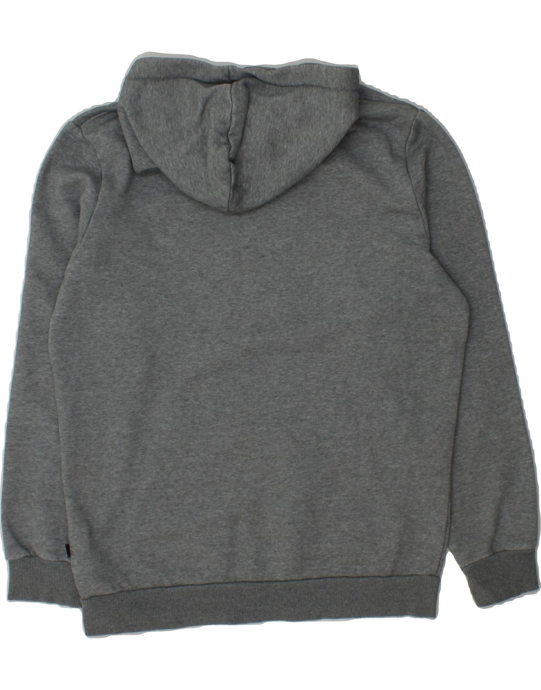 PUMA Mens Graphic Hoodie Jumper Small Grey Cotton Vintage Puma and Second-Hand Puma from Messina Hembry 