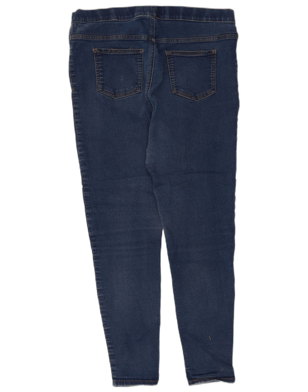 Marks & Spencer Damskie dżinsy Jegging UK 16, duże, W34 L26, niebieska bawełna