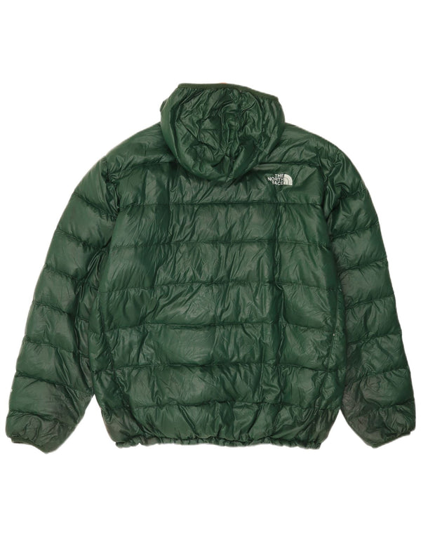 Męska wyściełana kurtka z kapturem The North Face UK 42 XL, zielony nylon