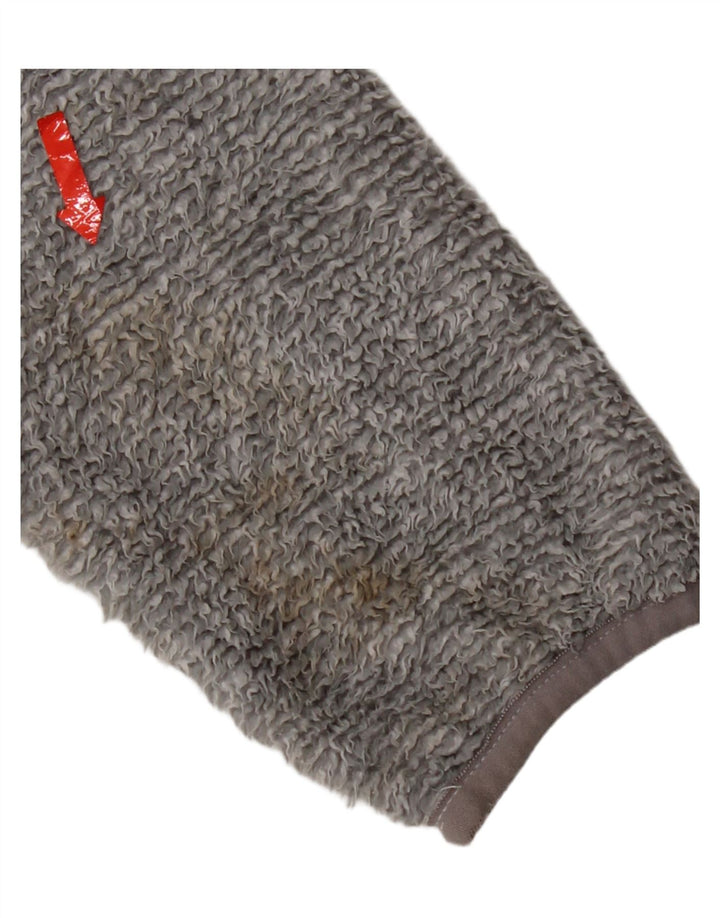 Damska kurtka polarowa z kapturem Jack Wolfskin UK 12, średni szary poliester