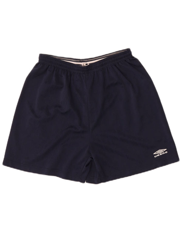 Męskie spodenki sportowe Umbro, duże, granatowe, poliestrowe