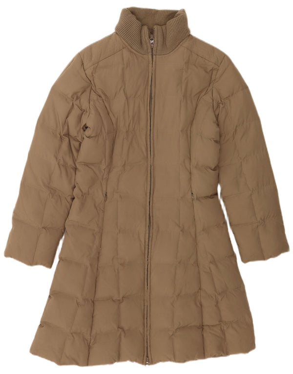 Damski płaszcz ocieplany Napapijri UK 10, mały, brązowy, poliester