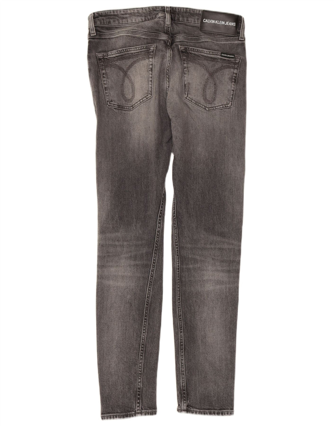 Damskie jeansy skinny CALVIN KLEIN W31 L32 Szara bawełna