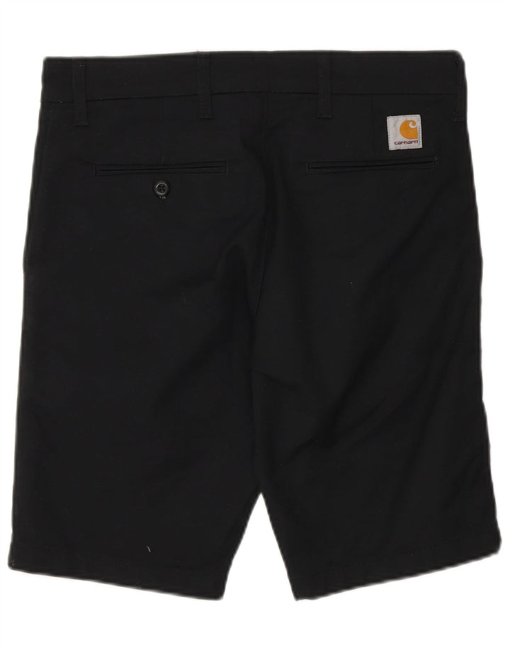 Męskie spodenki chino Carhartt W29, średnia czarna bawełna