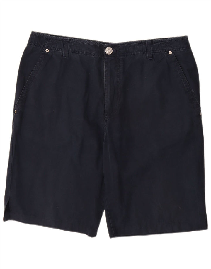 NORTH SAILS Mens Chino Shorts IT 54 2XL W36  Navy Blue Cotton