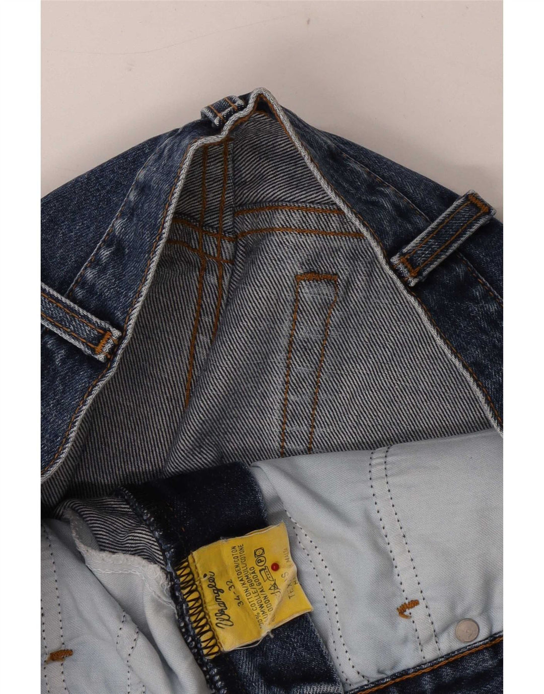 Męskie jeansy Wrangler Texas Straight W34 L29 Niebieskie, bawełniane