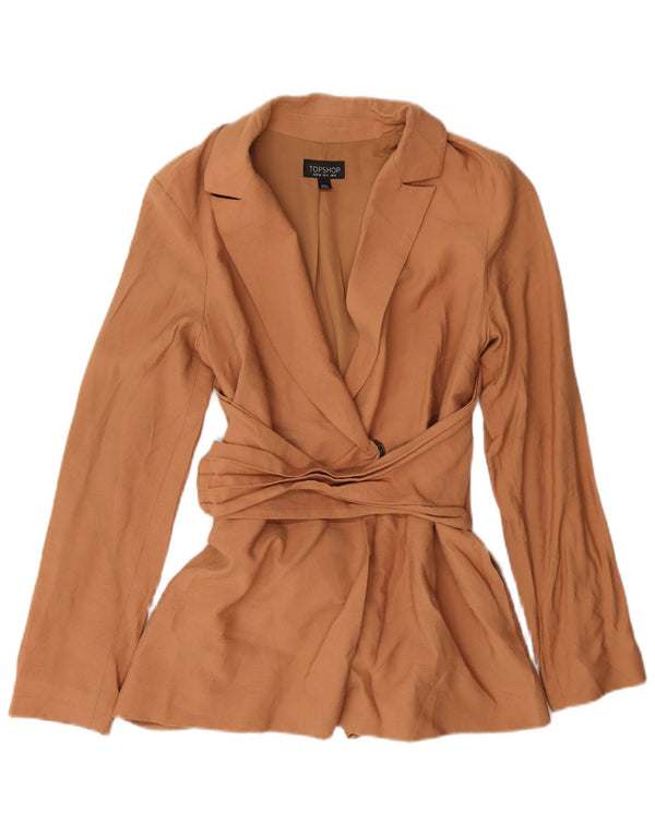 Damska marynarka Topshop UK 8 Small Beżowa wiskoza
