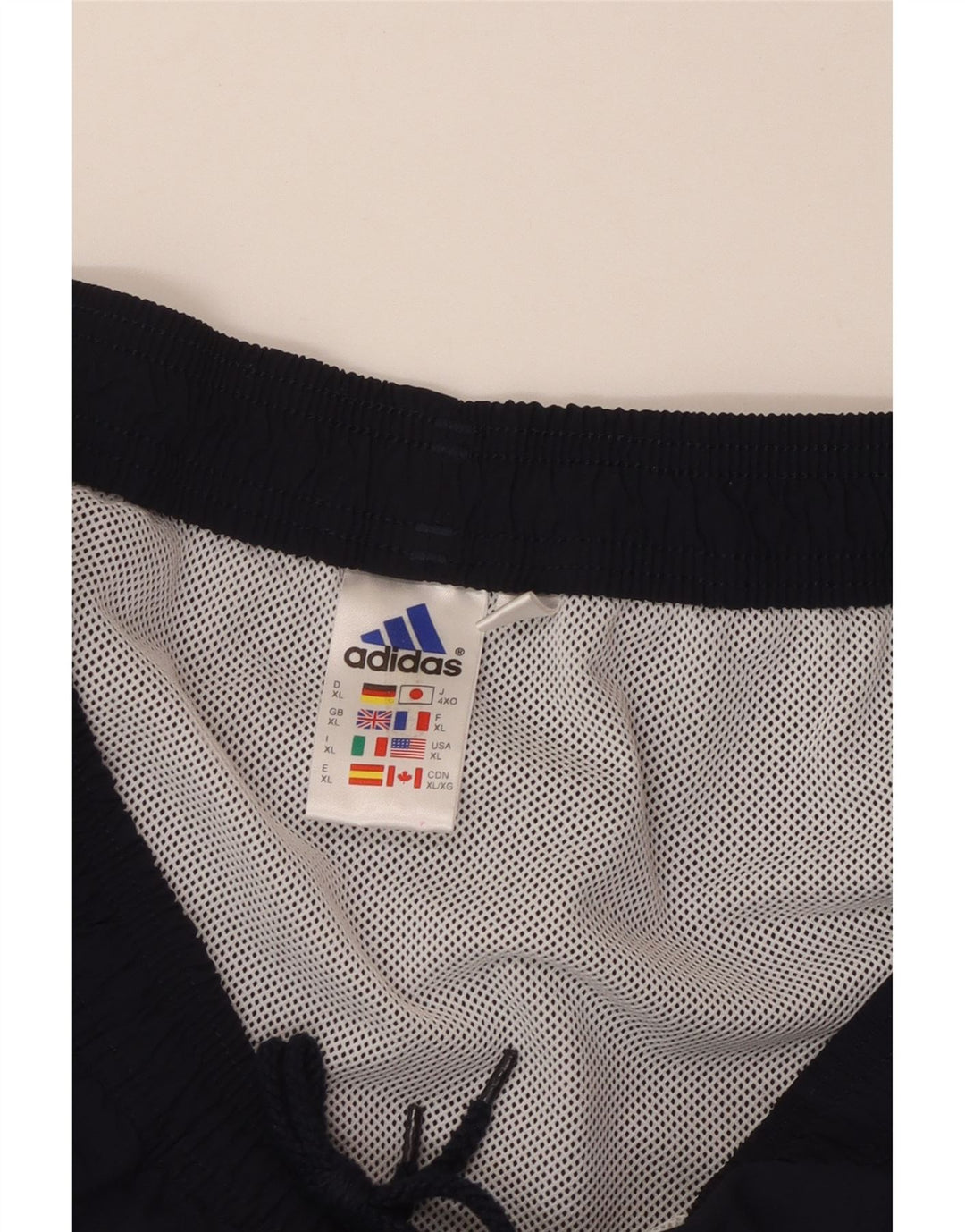 Męskie spodenki sportowe ADIDAS Graphic XL, granatowe, poliamidowe
