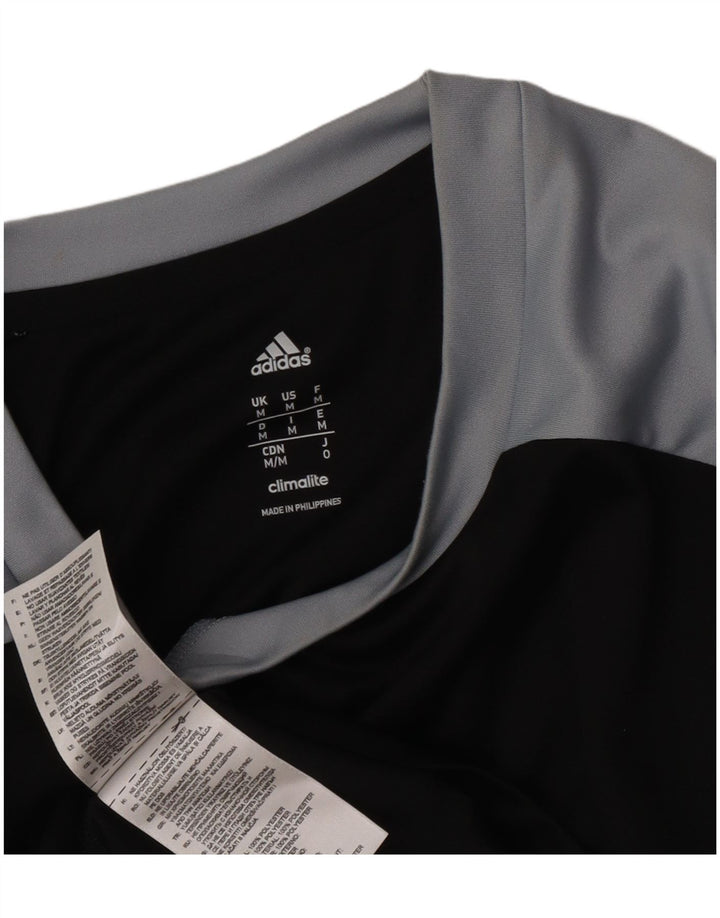 Męska koszulka Adidas Climalite Graphic Top Medium Black Colorblock