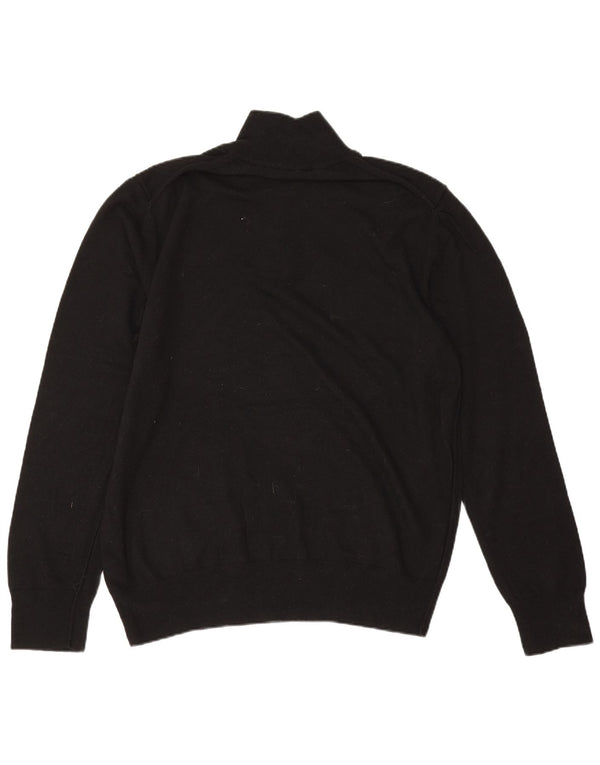 Męski sweter z zamkiem błyskawicznym All Saints 2XL, czarna wełna
