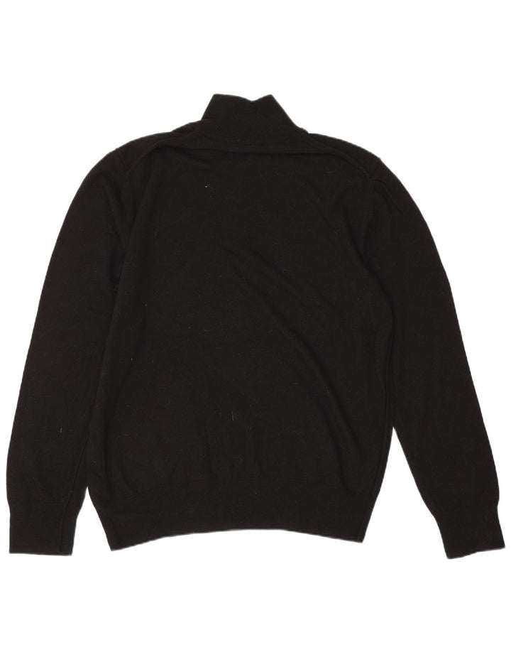 Męski sweter z zamkiem błyskawicznym All Saints 2XL, czarna wełna