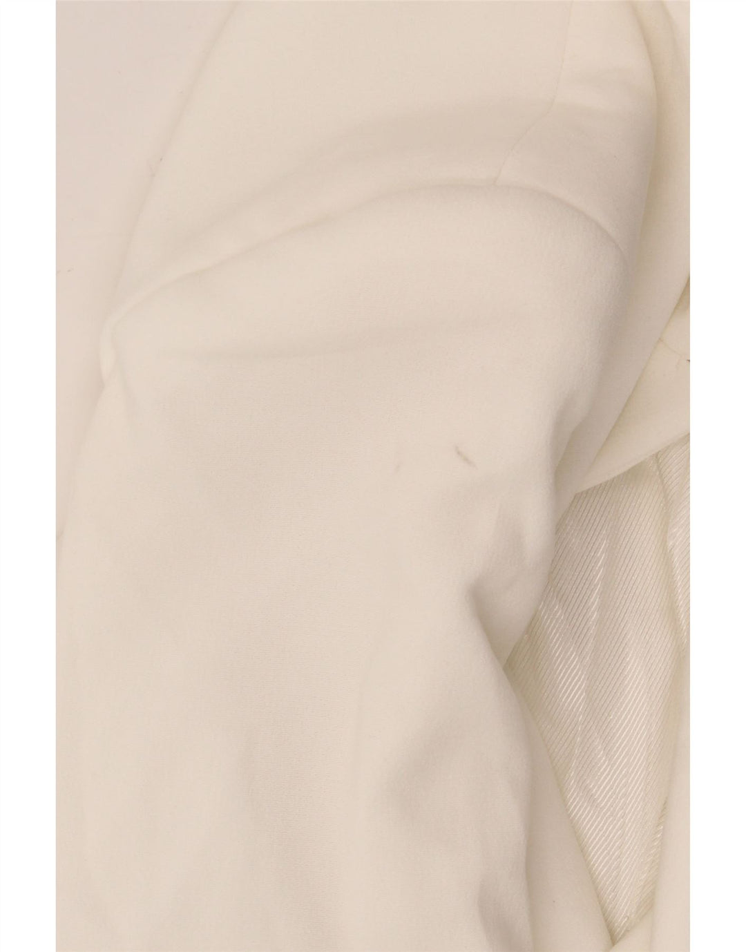 Damska marynarka Zara, otwarta, oversize, UK 6 XS, biały poliester