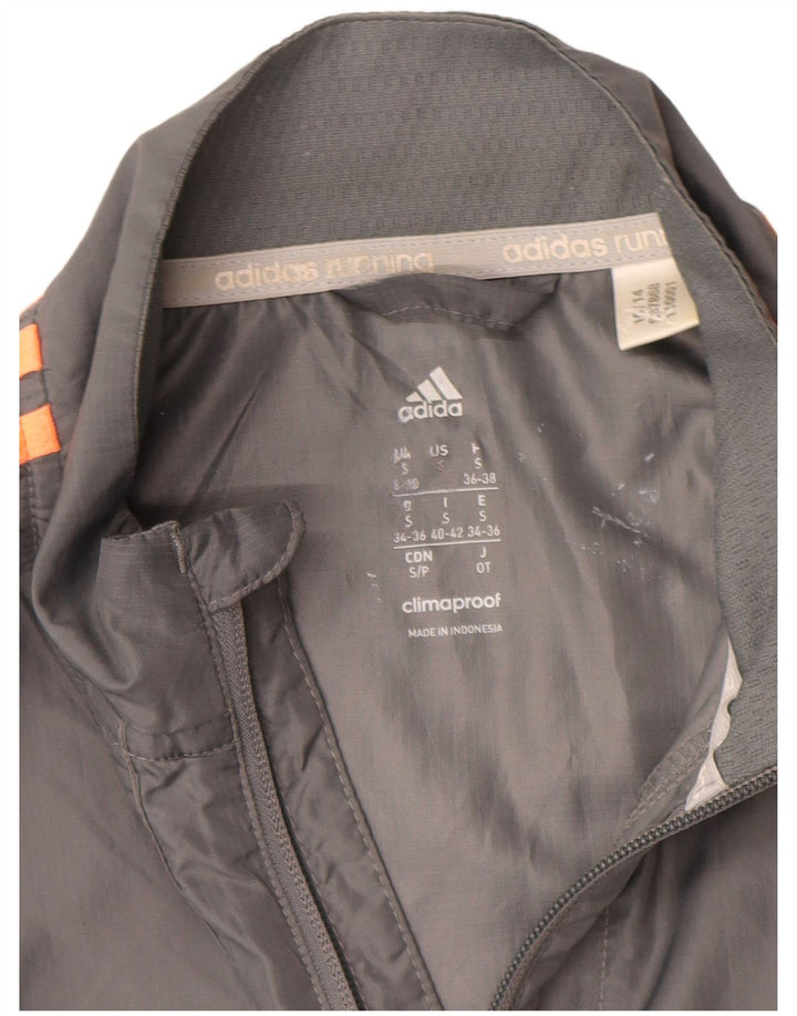 Damska kurtka dresowa ADIDAS Clima Proof UK 8/10, mała szara