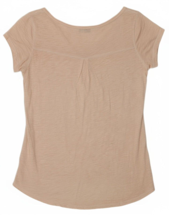 VINTAGE Womens T-Shirt Top UK 12 Medium Pink