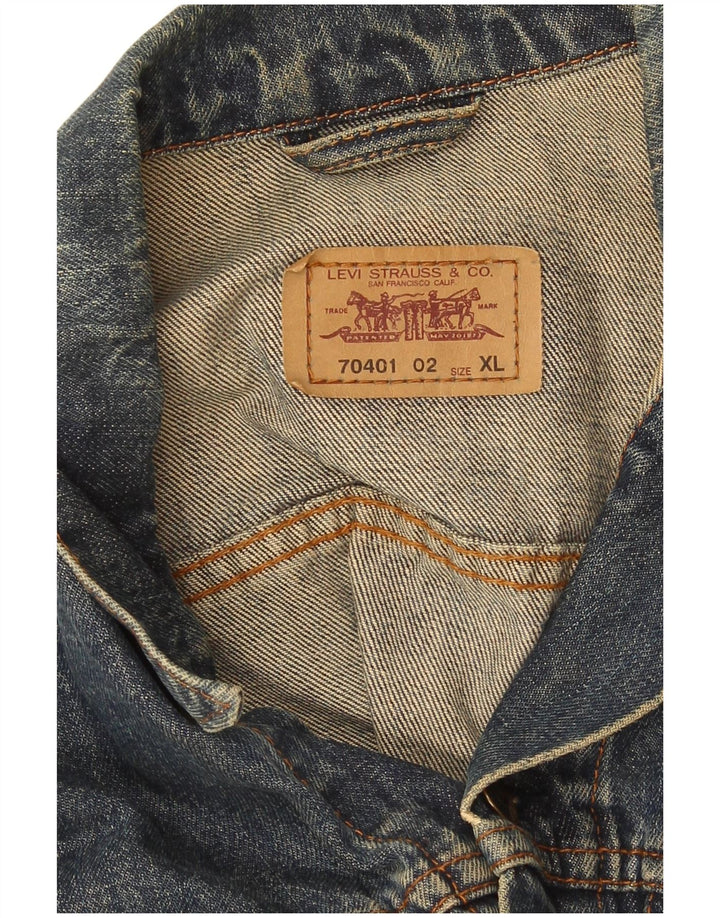 Damska kurtka dżinsowa Levi's UK 18 XL niebieska