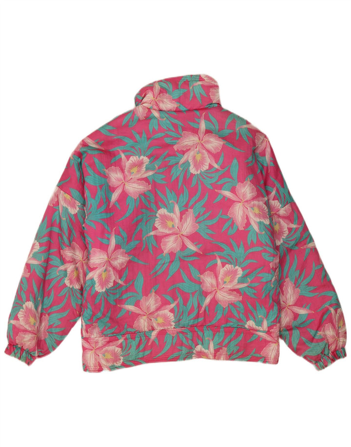 Damska kurtka wiatrówka Peralp UK 18 XL w różowe kwiaty
