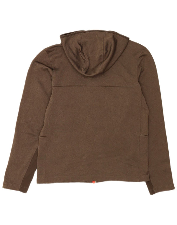 Damski sweter z kapturem i zamkiem The North Face, UK 10, mały, khaki, poliester
