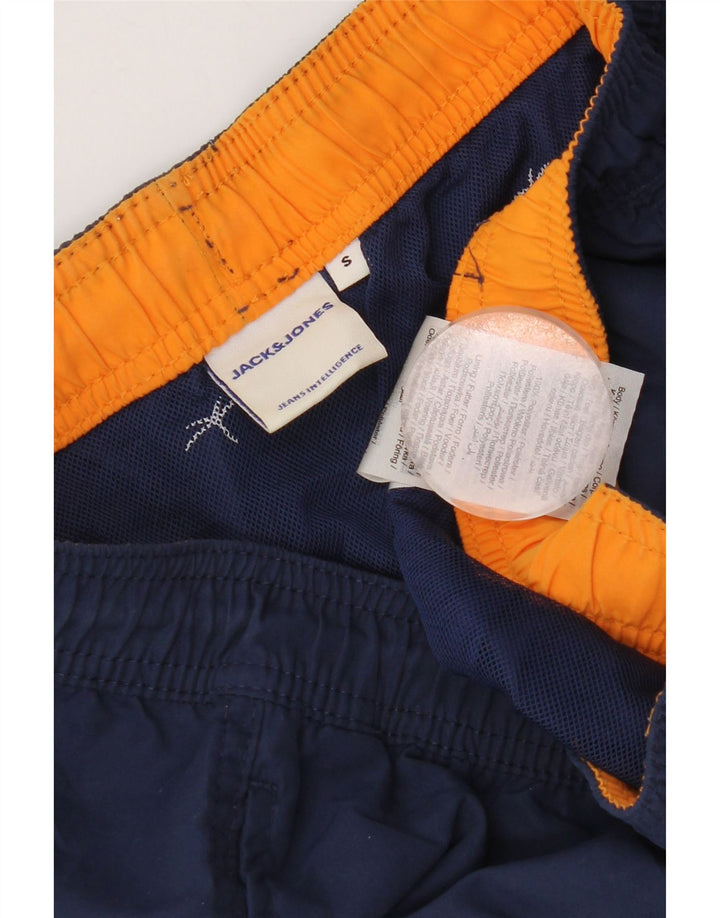 Męskie spodenki kąpielowe Jack & Jones, małe, granatowe, poliestrowe