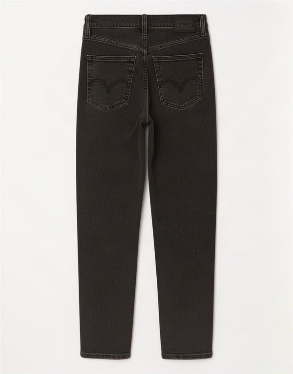 Damskie dżinsy z wysokim stanem Levi's W26 L27 Czarna bawełna