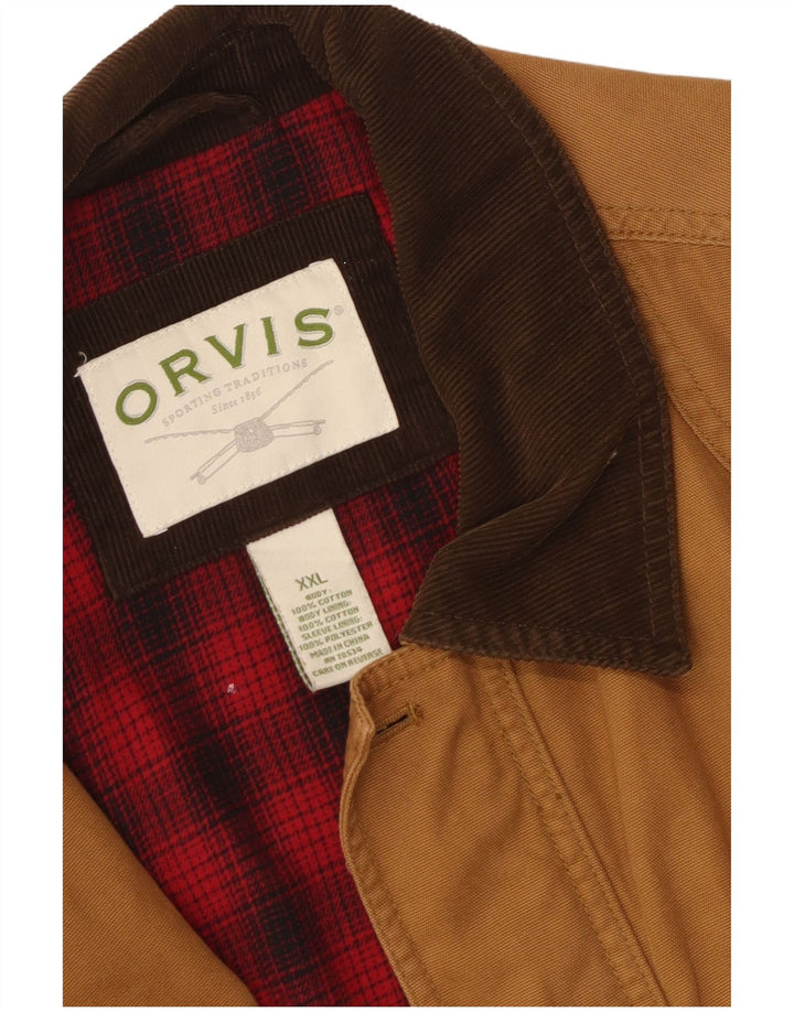 Kurtka męska Orvis Utility UK 44 2XL Brązowa bawełna