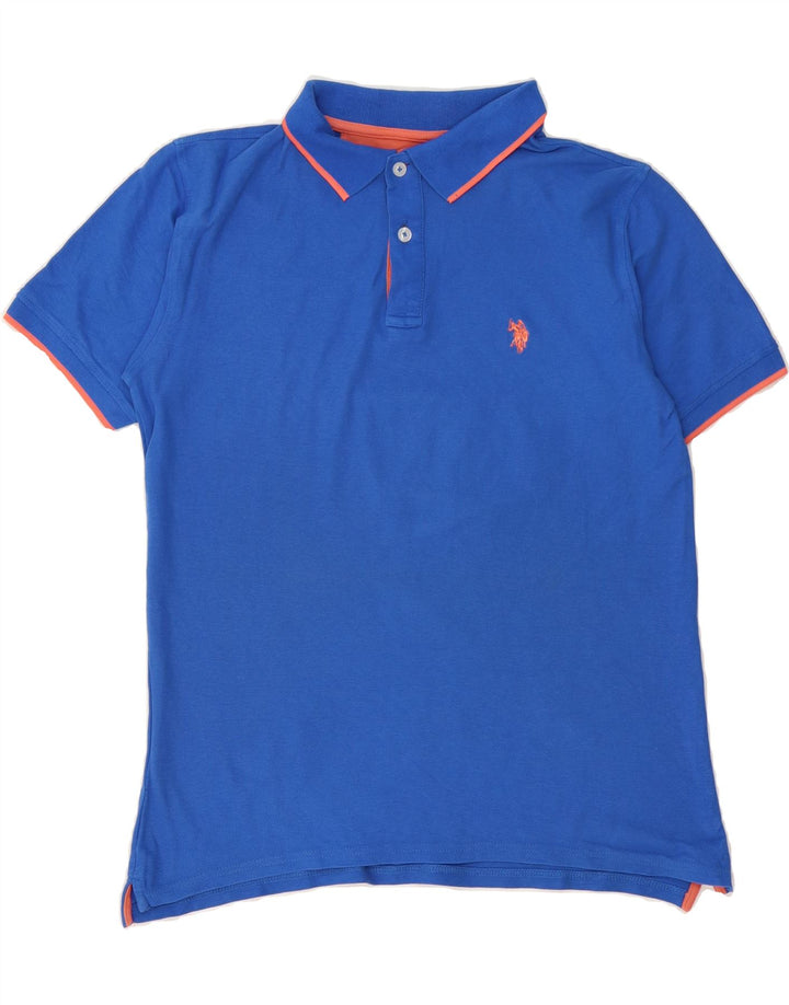 US POLO ASSN Mens Polo Shirt Large Navy Blue Vintage US Polo Assn and Second-Hand US Polo Assn from Messina Hembry 
