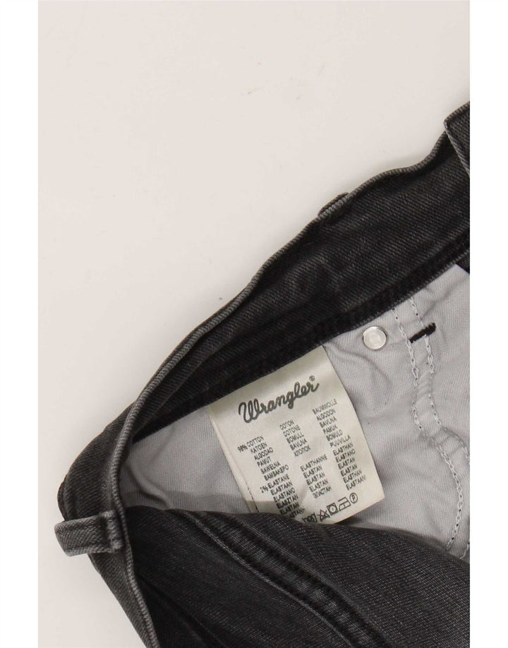 Męskie jeansy Wrangler Texas Straight W33 L32 Szara bawełna