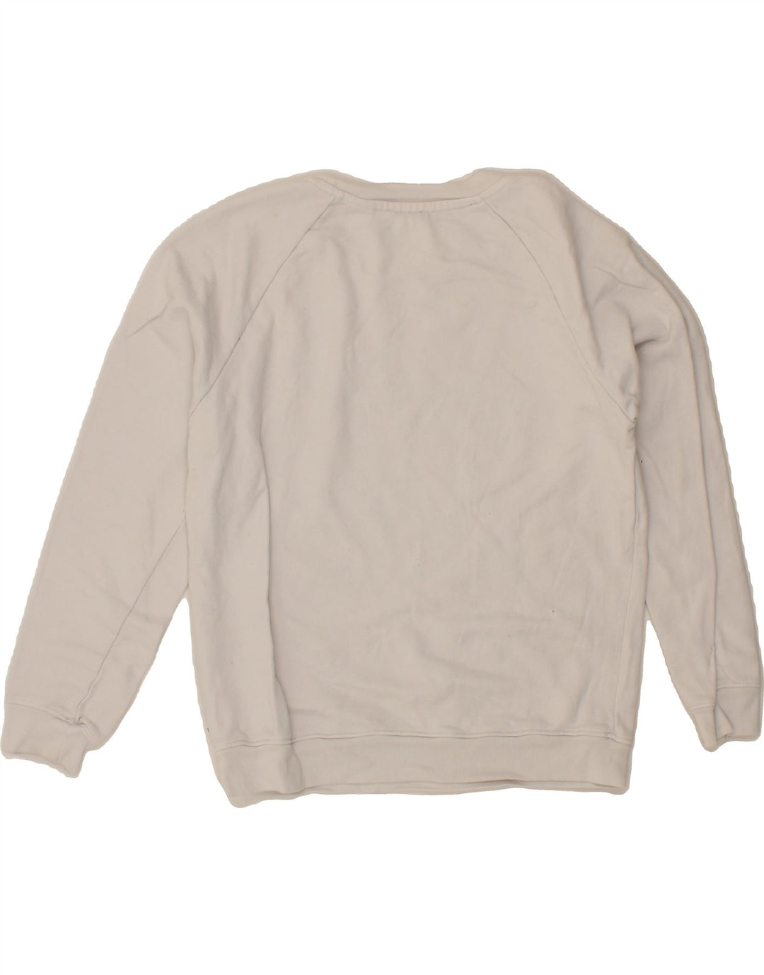 LEVI'S Womens Oversized Graphic Sweatshirt Jumper UK 2 2XS White Cotton Vintage Levi's and Second-Hand Levi's from Messina Hembry 