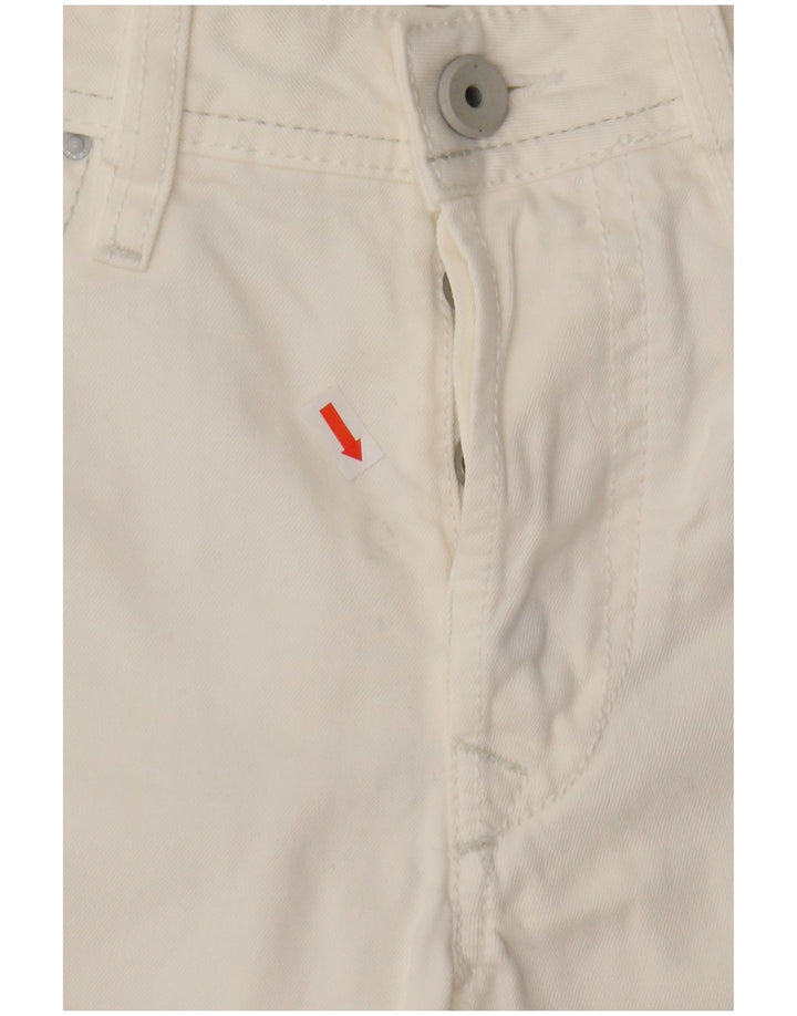 DIESEL Mens Kander Straight Jeans W30 L29 White Cotton