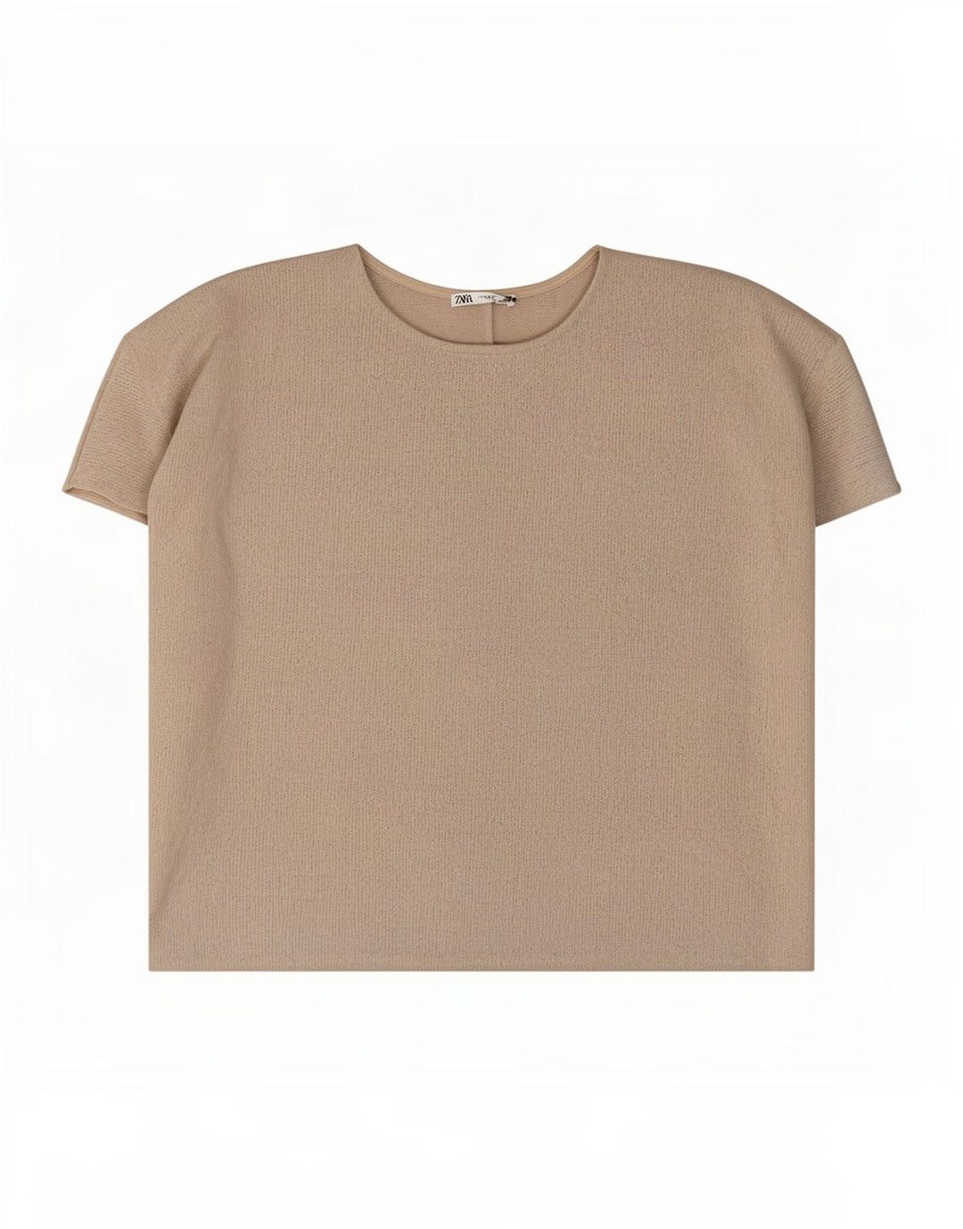 Damska bluzka oversize Zara UK 14, średnioszara wiskoza