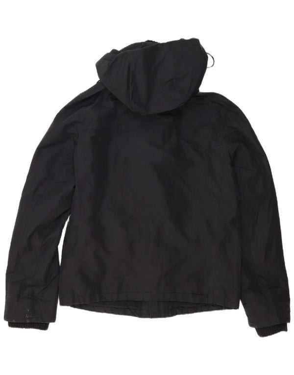 Męska kurtka wiatrówka z kapturem Abercrombie & Fitch UK 40, duża, czarna