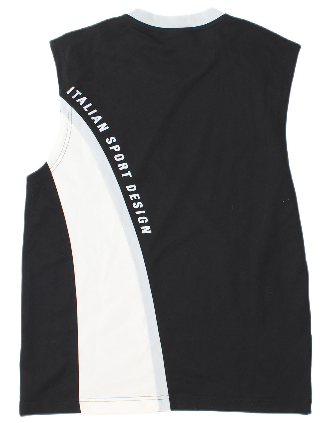 Męska kamizelka z grafiką Lotto, średnia czarna, z blokami kolorów