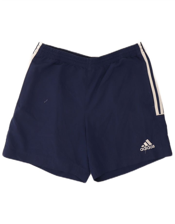 Męskie spodenki sportowe Adidas, duże, granatowe, z poliestru