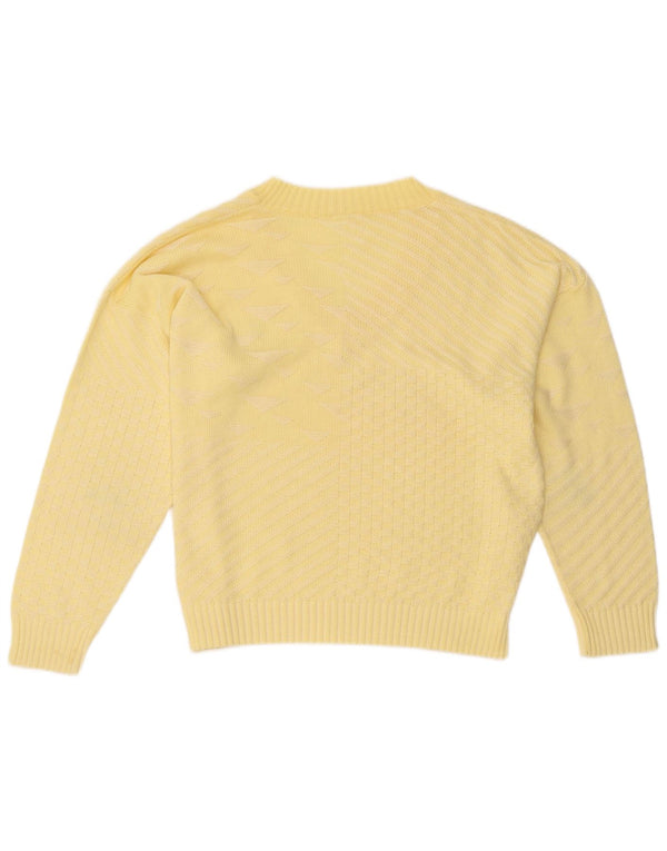 Damski sweter Puma z dekoltem w kształcie litery V, UK 18 XL, żółty