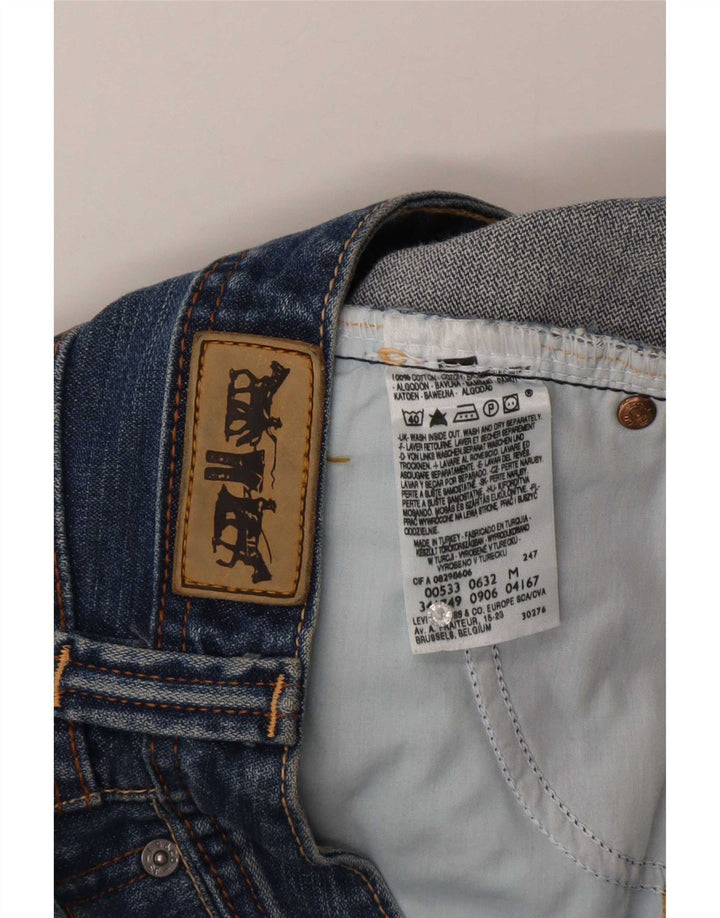 Damska spódnica dżinsowa Levi's Medium W30, niebieska bawełna