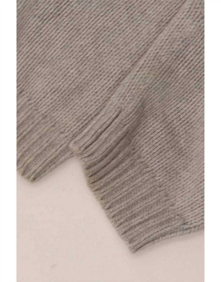 Męski sweter Gap z zamkiem błyskawicznym XL, szary, bawełniany