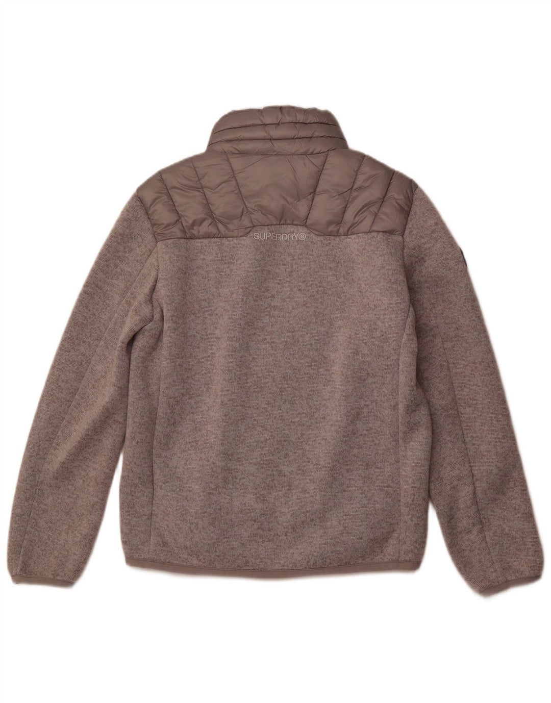 Męska ocieplana kurtka SUPERDRY UK 38, średni szary poliester